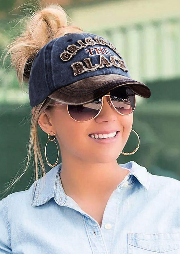 

Original The Black Distressed Adjustable Baseball Cap, Blue, 503648