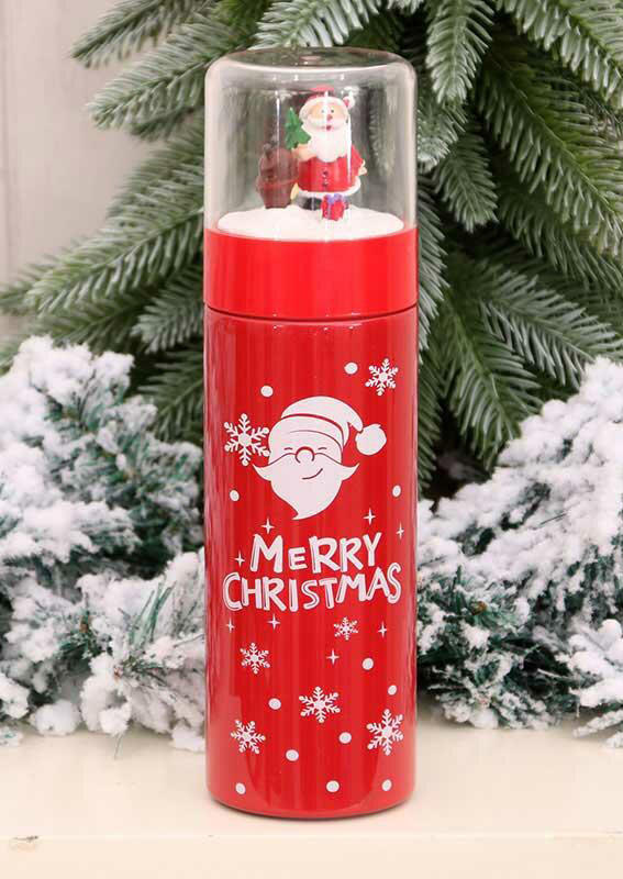 

Merry Christmas Snowflake 304 Stainless Steel Insulation Cup, Pattern1, 486978