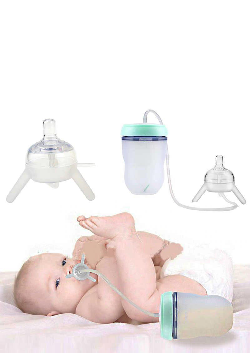 

Creative Hand Free Baby Bottle, Green;pink, 499211