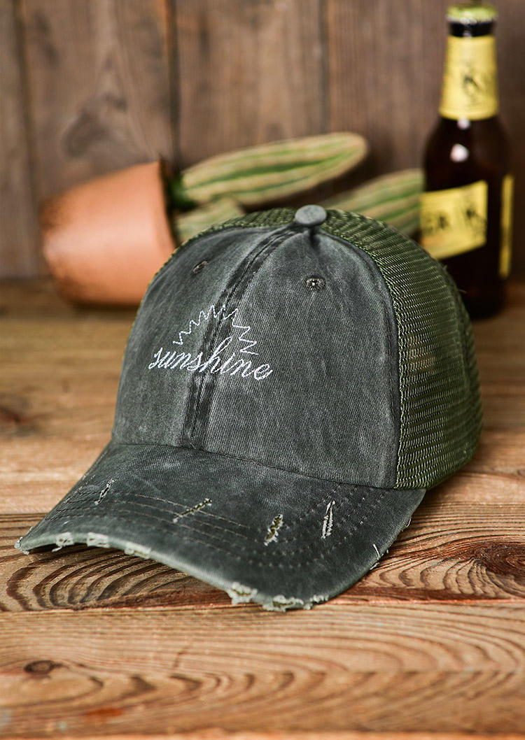 

Sunshine Mesh Hollow Out Baseball Cap - Gray, 507123