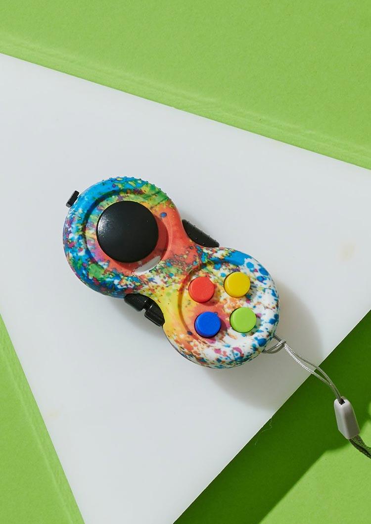 

Graffiti Multi-Functional Handheld Fidget Game Pad, Multicolor, 507190