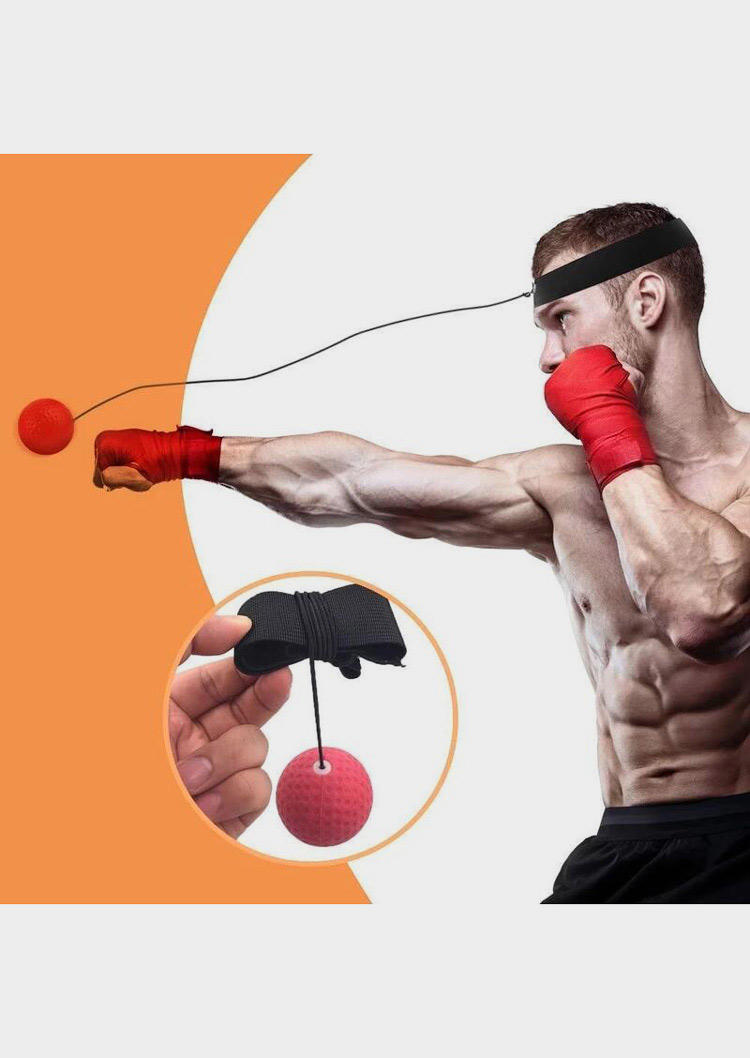 

Boxing Fight Ball for Improving Reaction Speed, Red, 463532