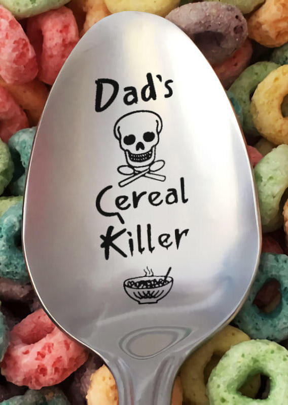 

Dad's Cereal Killer Skull Spoon, Pattern2, 501247