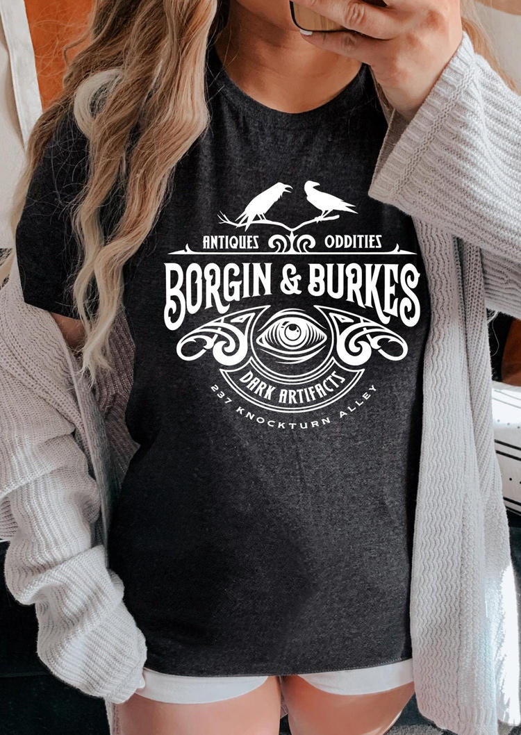 

Borgin & Burke Wizard T-Shirt Tee - Dark Grey, 508341