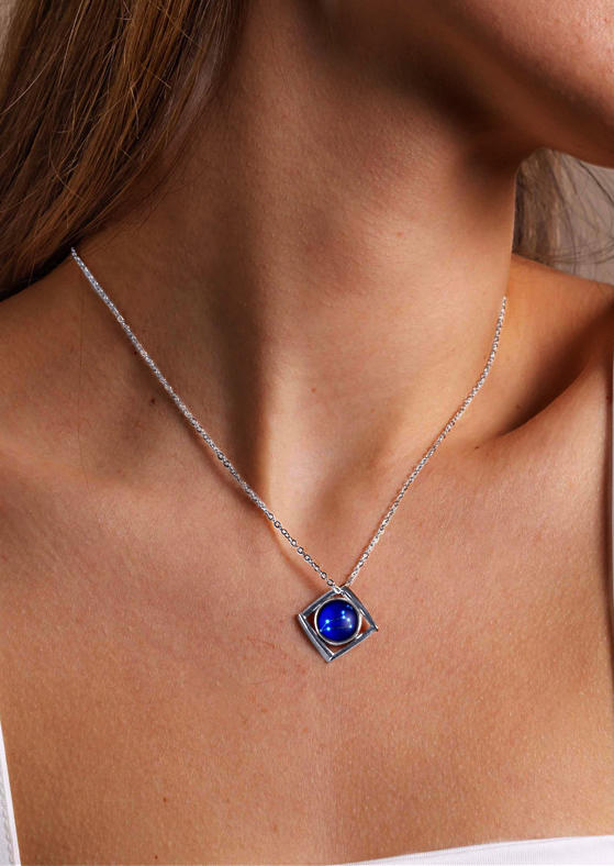 

The Stellar Sky Constellation Square Pendant Necklace, Pattern2, 510694