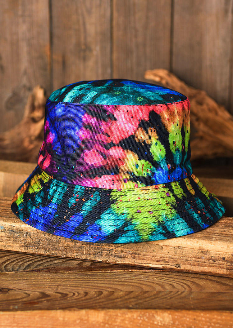 

Tie Dye Double Side Wear Fisherman Hat, Blue;orange, 511443