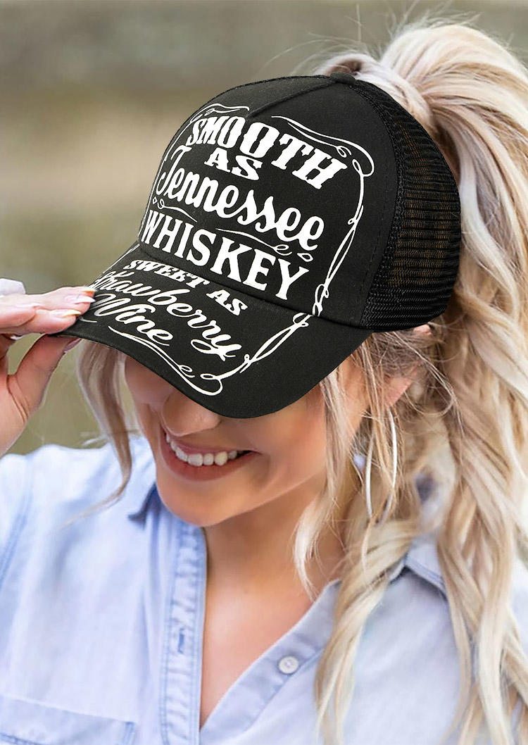 

Whiskey Sweet As Strawberry Wine Baseball Cap - Black, 511676