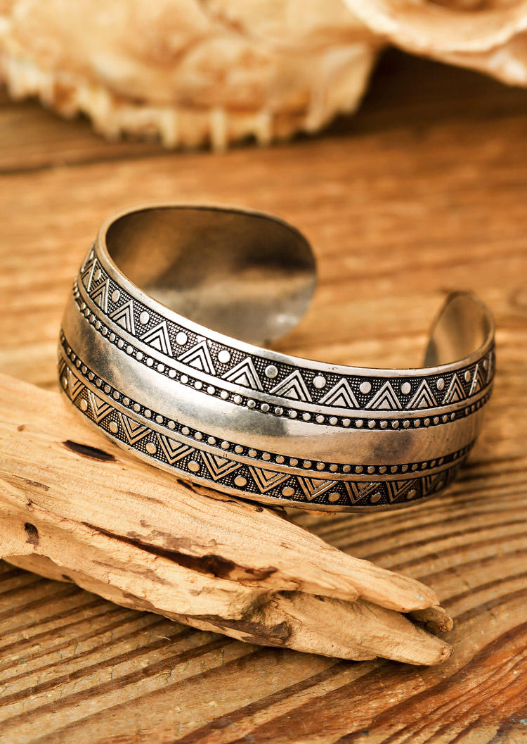 

Vintage Elephant Adjustable Open Cuff Bracelet, Pattern2, 512134
