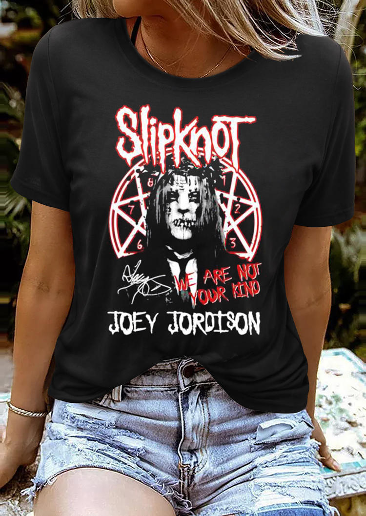Graphic T-Shirt Tee - Black, 513180