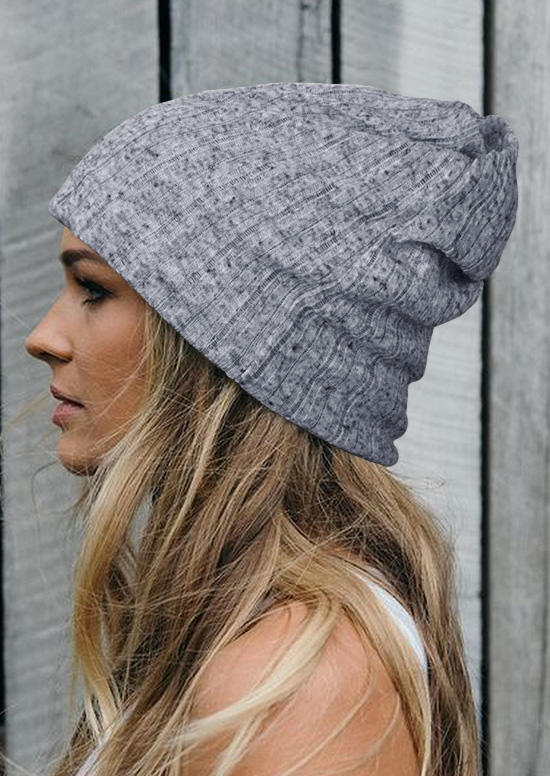 

Breathable Elastic Thin Beanie Hat, Gray, 513127