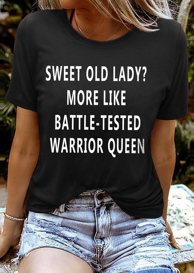 

Sweet Old Lady More Like T-Shirt Tee - Black, 513508