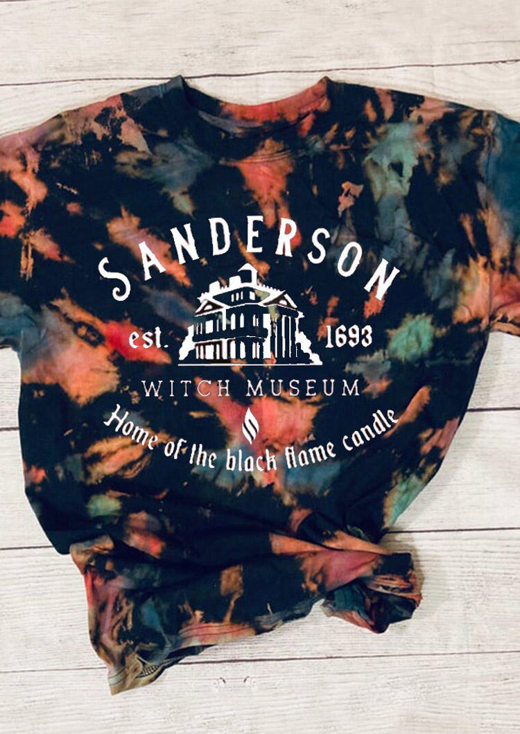 

Letter Graphic Tie Dye T-Shirt Tee, Multicolor, 513507