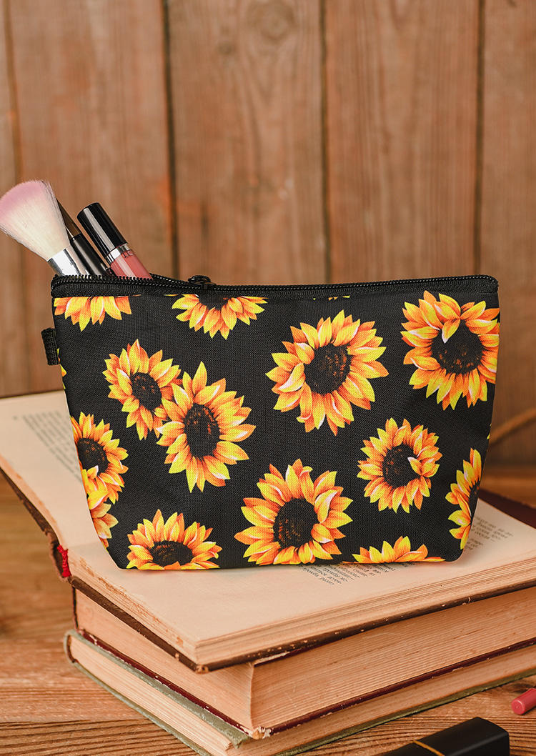 

Sunflower Portable Makeup Storage Bag, Yellow, 513885