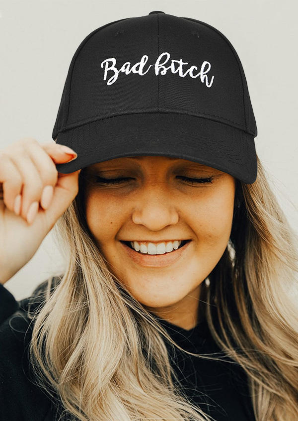 

Bad B!tch Baseball Cap - Black, 513886