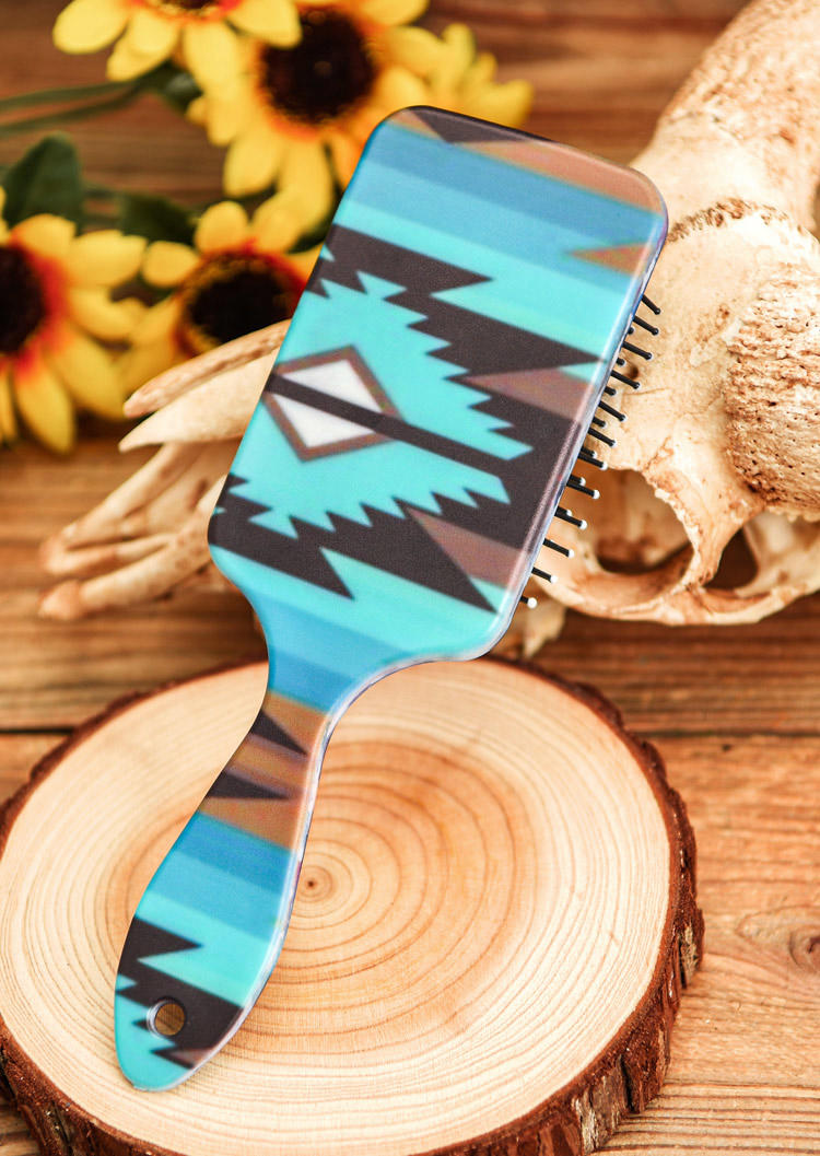 

Leopard Steer Skull Aztec Geometric Comb, Pattern2, 514591