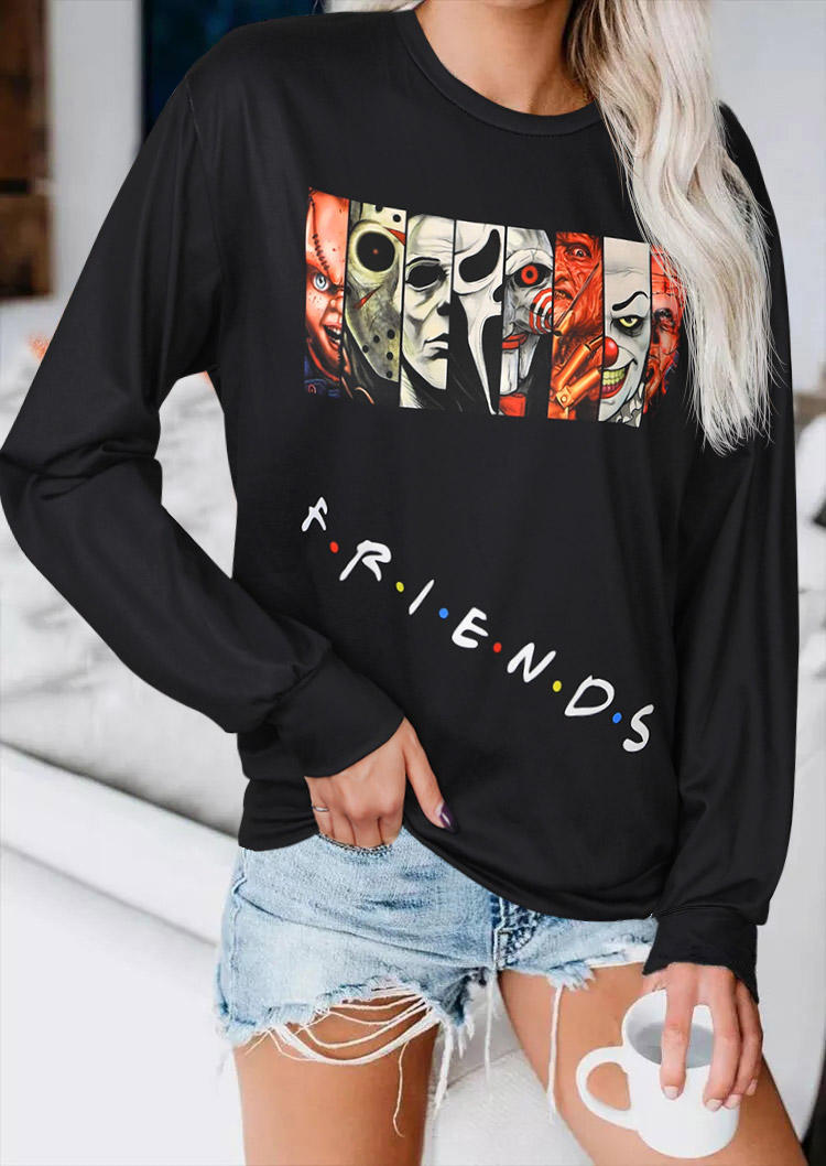 

Character Long Sleeve Pullover Sweatshirt - Black, 514792
