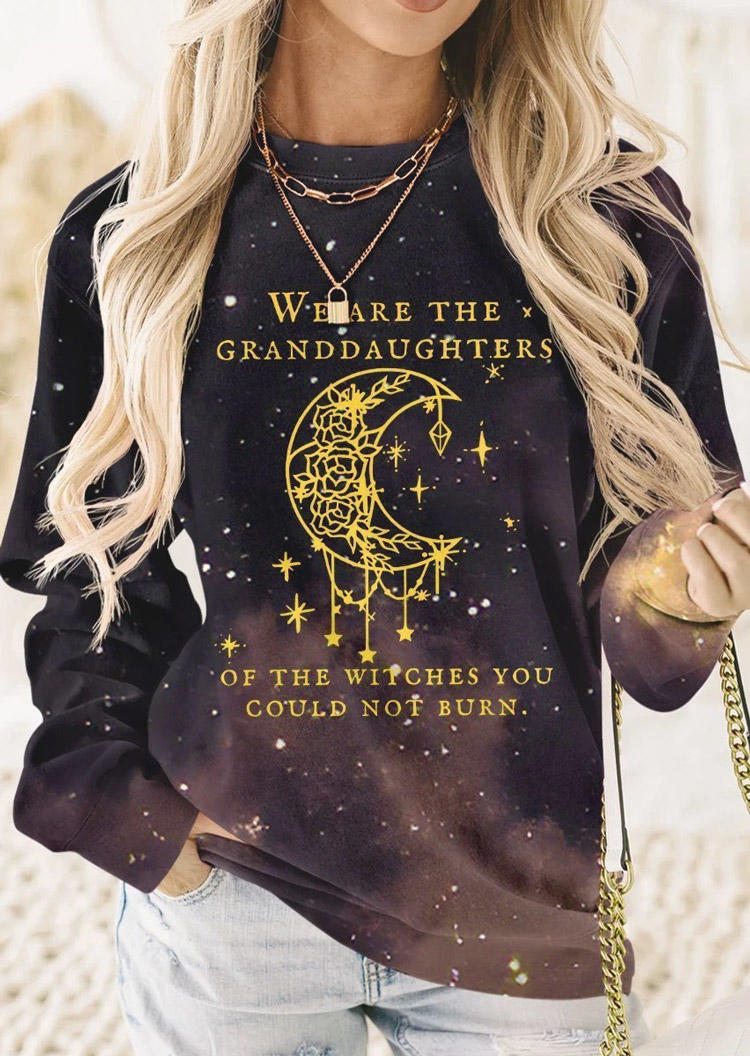 

We Are The Granddaughters Of The Witches Sweatshirt, Multicolor, 515411