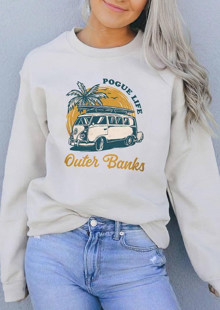 

Vintage Outer Banks Pogue Life Sweatshirt - White, 516195