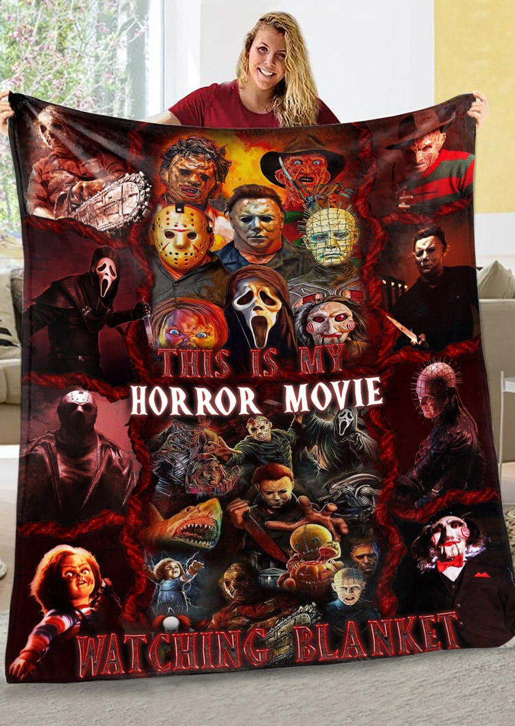

Halloween Graphic Blanket, Multicolor, 516273