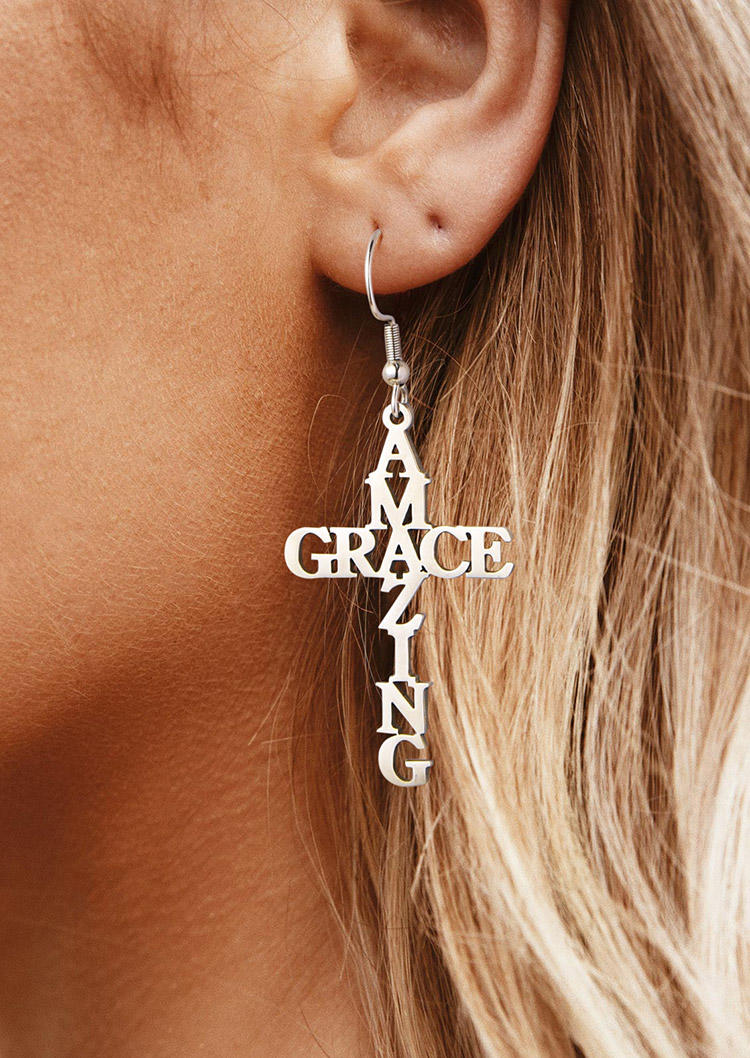 Buy Amazing Grace Faith Hook Earrings. Picture
