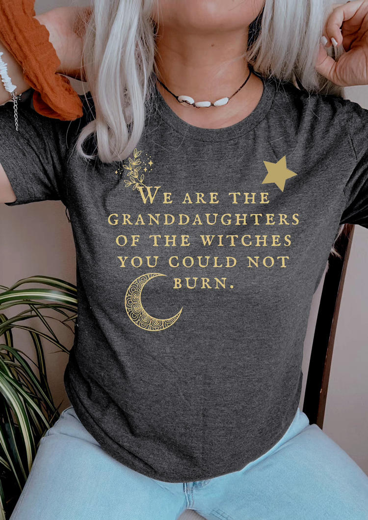 

We Are The Granddaughters T-Shirt Tee - Dark Grey, 515505