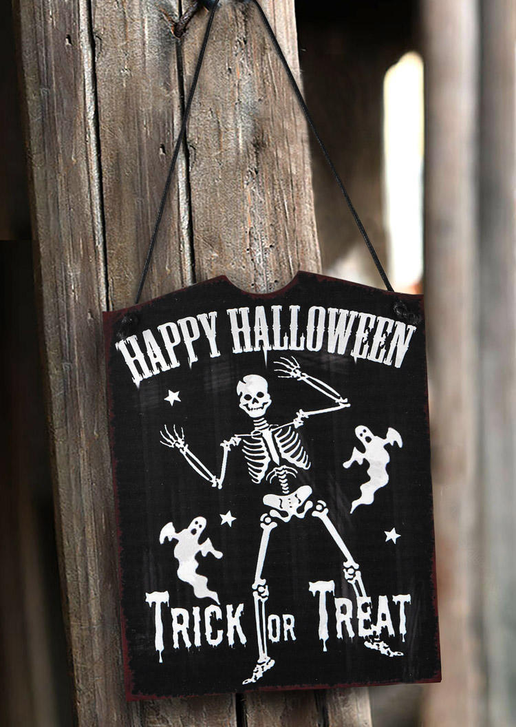 

Halloween Witch Skeleton Hanging Decoration, Pattern2, 516159