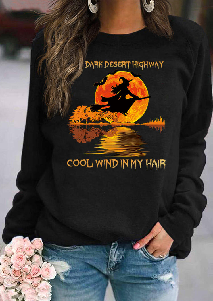 

Halloween On A Dark Desert Highway Sweatshirt - Black, 515502