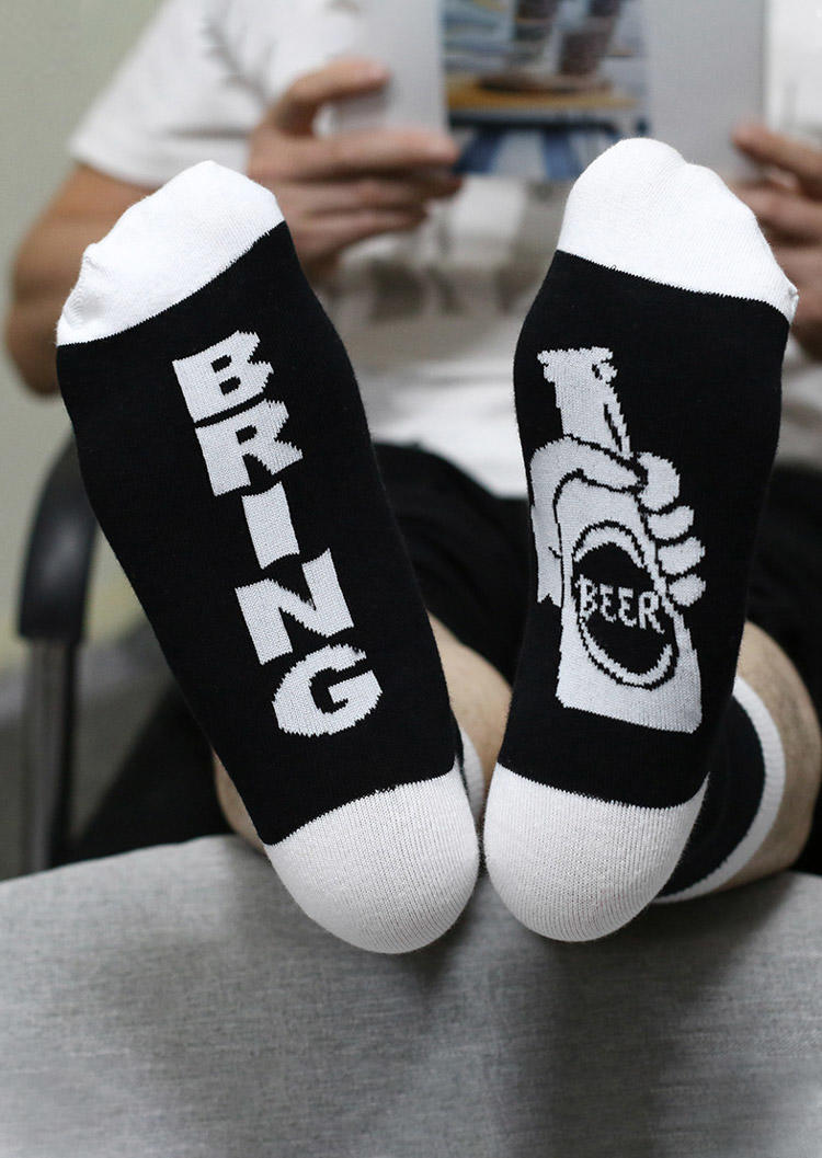 

Bring Beer Comfortable Socks - Black, 516831