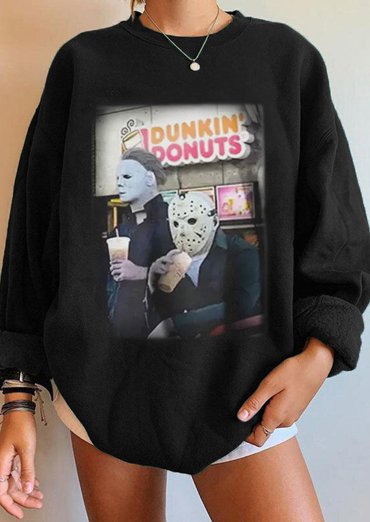 

Horror Movie Character Sweatshirt - Black, 517402
