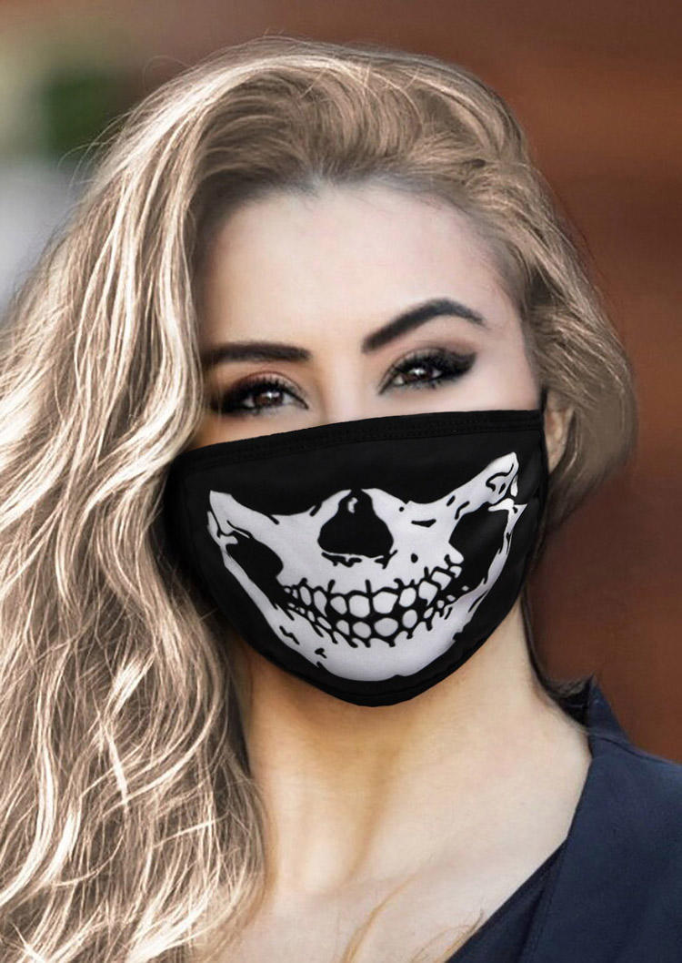 

Halloween 3D Pumpkin Face Skeleton Horror Adjustable Mask, Pattern2, 517936