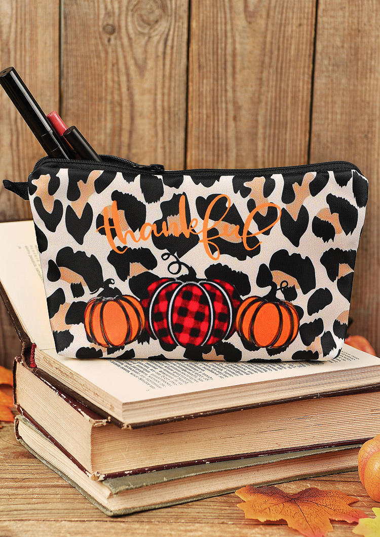 

Thankful Leopard Pumpkin Storage Bag, Multicolor, 518452
