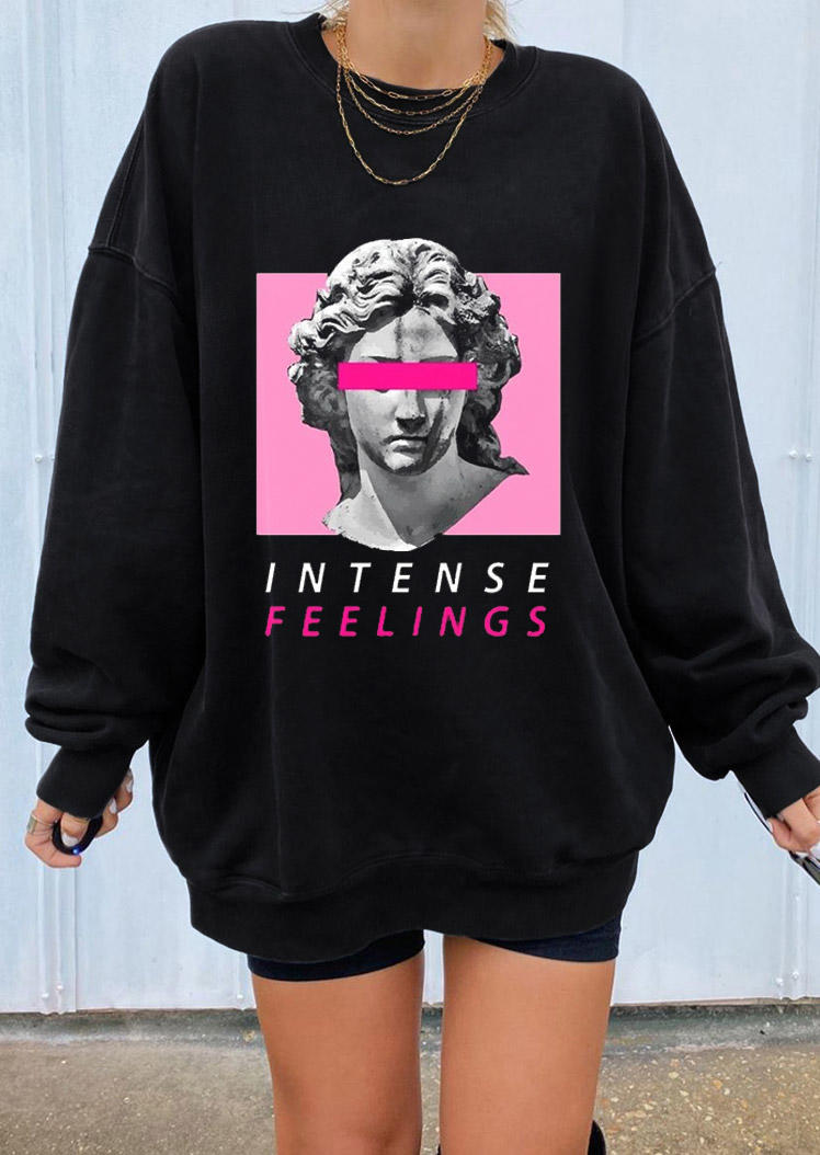 

Intense Feelings Pullover Sweatshirt - Black, 519222