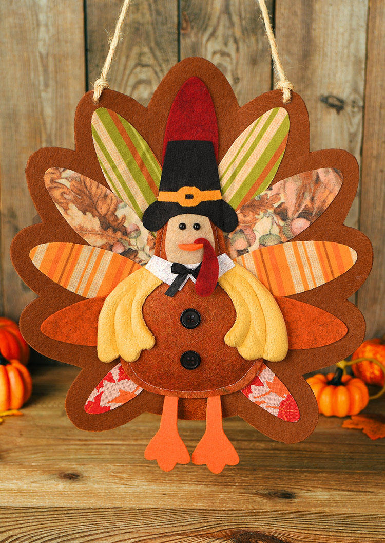 

Thanksgiving Turkey Hanging Decoration, Multicolor, 519728