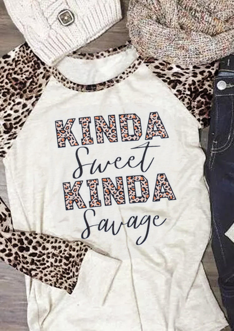 

Kinda Sweet Kinda Savage Leopard Blouse - Beige, 519457