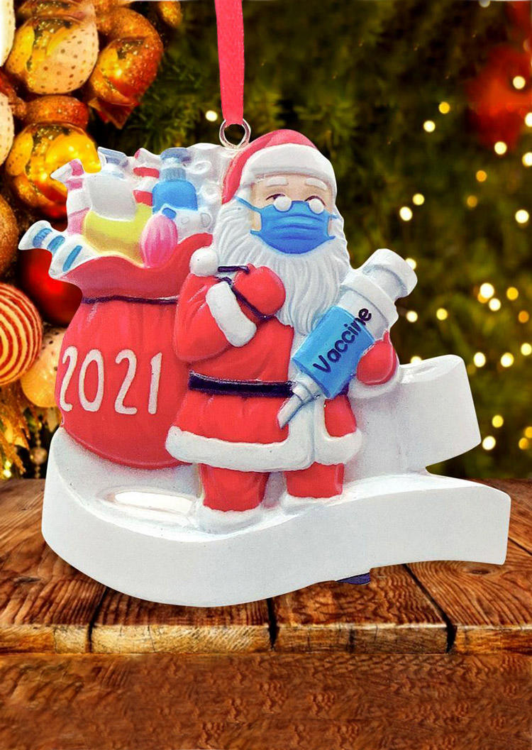 

Christmas Santa Vaccine Decoration Pendant Ornament, Multicolor, 520029