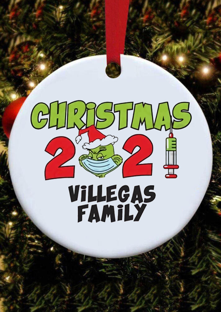 

Christmas 2021 Villegas Family Hanging Ornament, Multicolor, 520439
