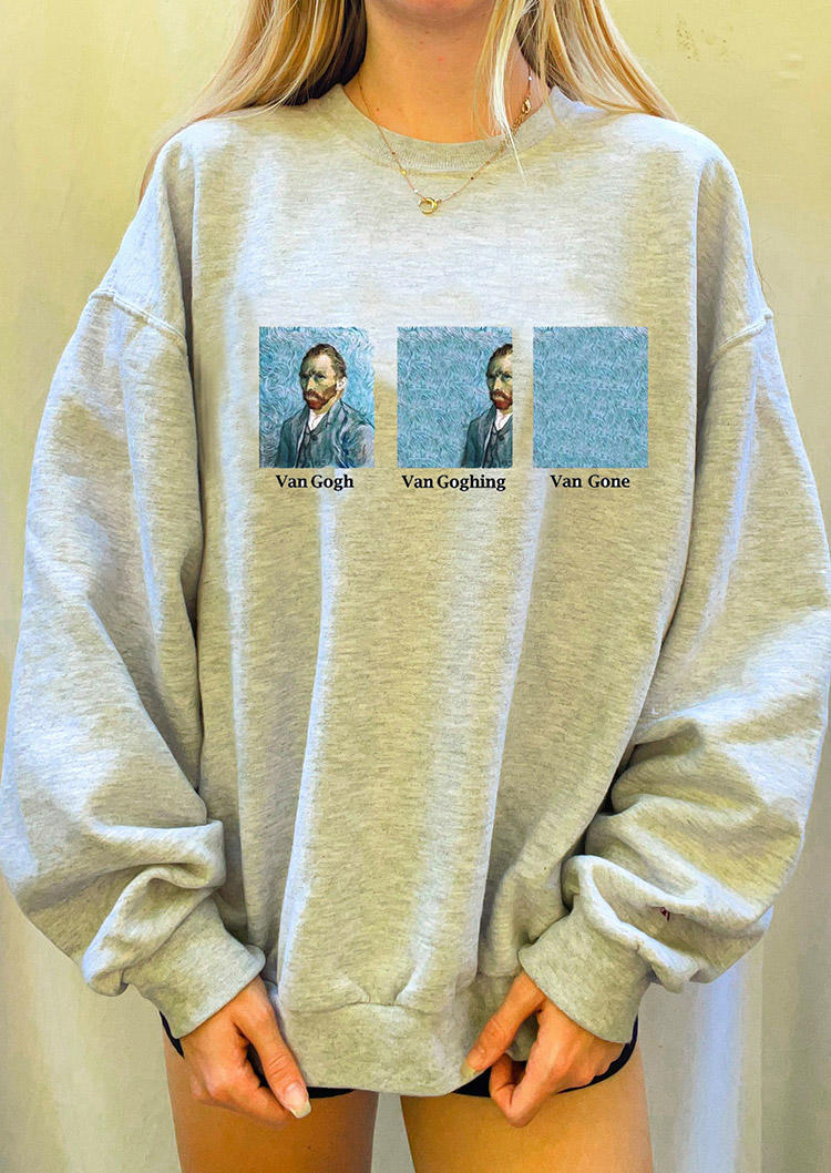 

Funny Van Gogh Van Goghing Van Gone Sweatshirt - Gray, 520572