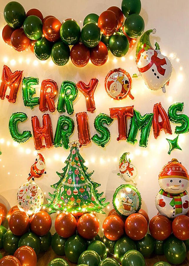 

Merry Christmas Inflatable Letter Ornament, Multicolor;gold, 520723