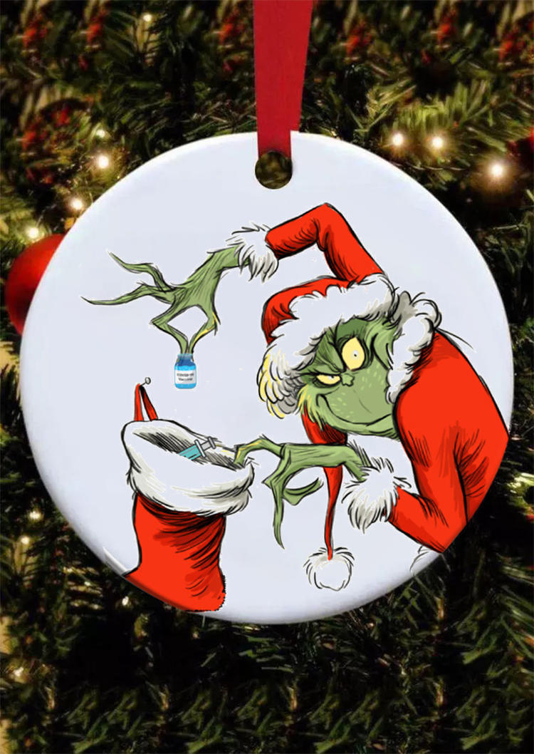 

Christmas Sock Hat Cartoon Hanging Ornament, Red, 521112