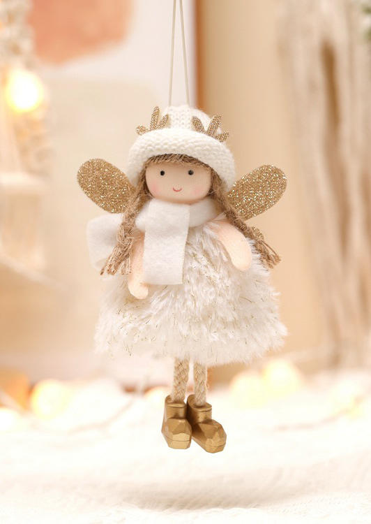 

Angel Doll Pendant Ornament, White, 521281