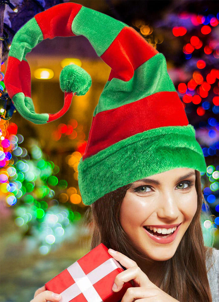 

Striped Color Block Party Hat, Pattern1;pattern2, 520994