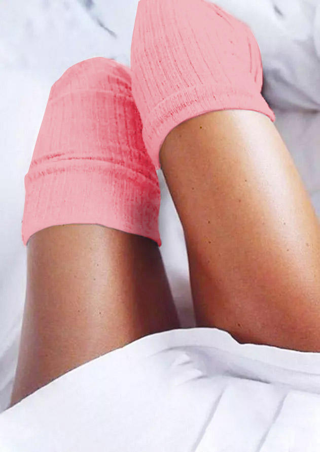 

Soft Warm Knitted Thigh-High Socks - Pink, 521002