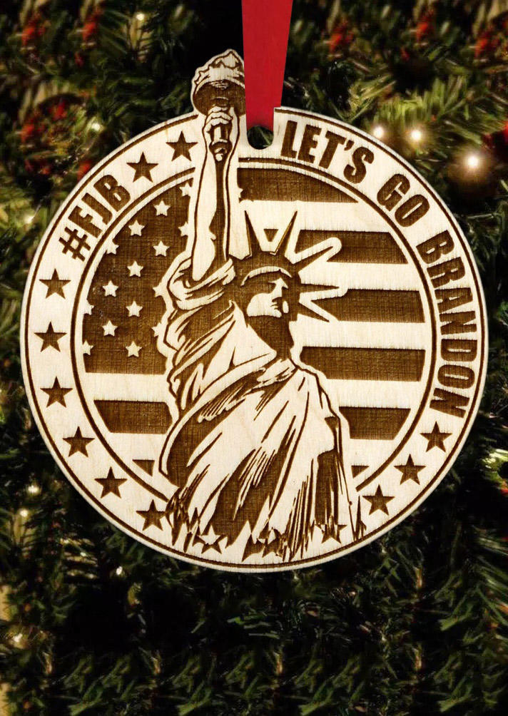 

Let's Go Brandon Liberty Pendant Ornament, Multicolor, 521530