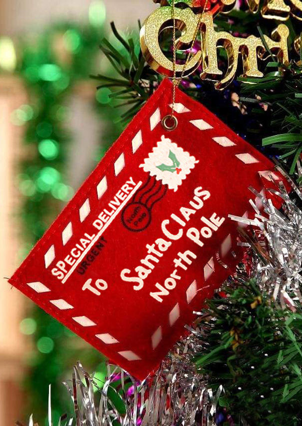 

To Santa Claus Christmas Envelope Hanging Ornament, Red, 520930