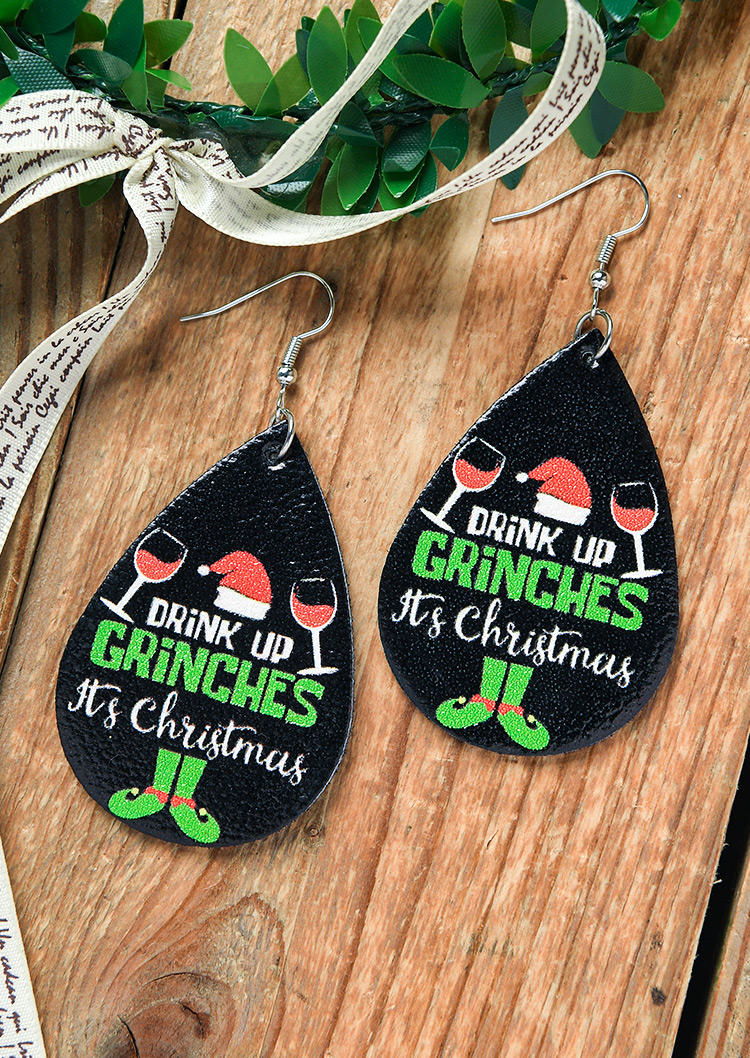 

Drink Up Wine Glass Water Drop Earrings, Multicolor, 521540