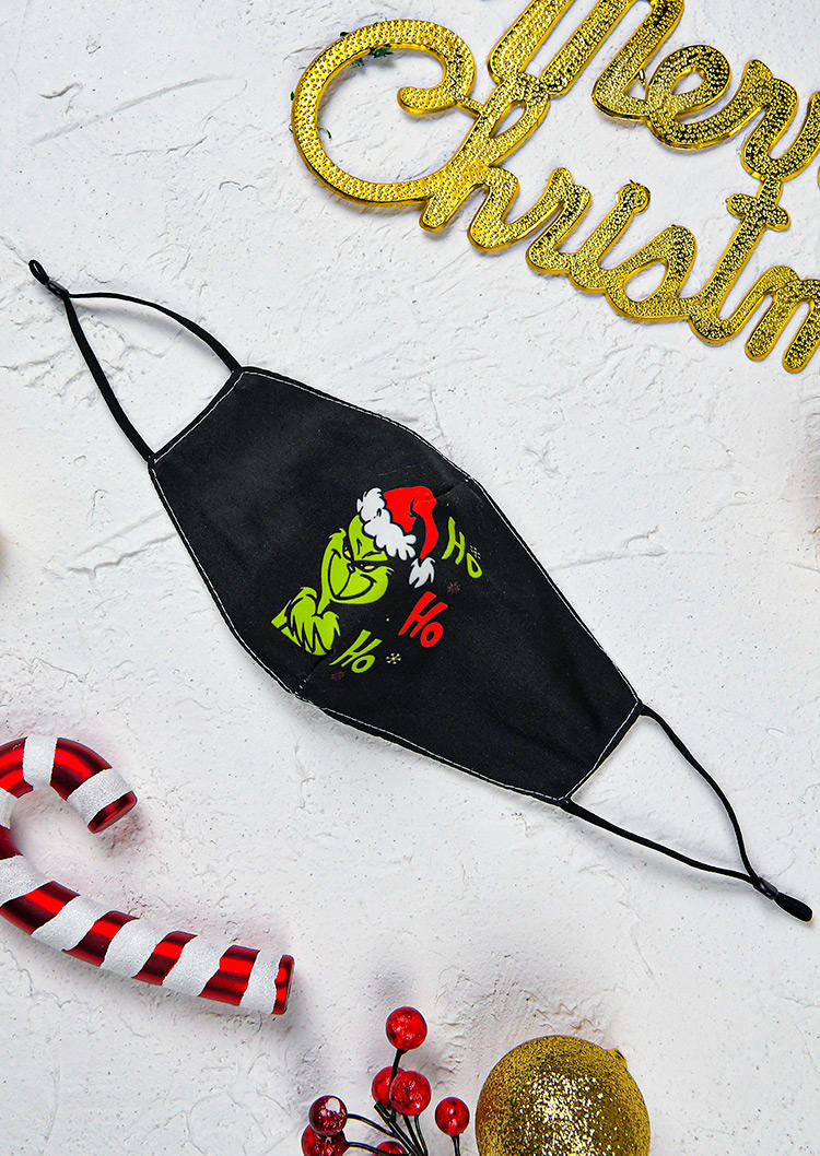 

Hat Ho Ho Ho Cartoon Mask, Multicolor, 521492