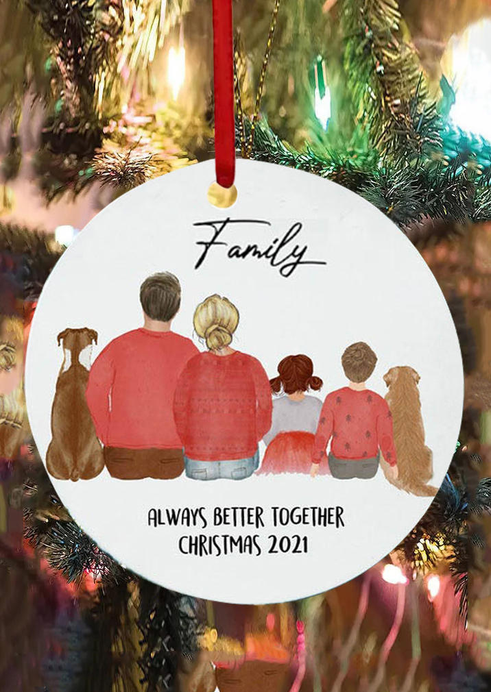 

Family Always Better Together 2021 Ornament, Multicolor, 521359