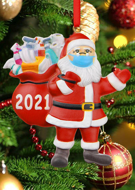

Christmas 2021 Santa Claus Pendant Ornament, Pattern1;pattern2, 521482