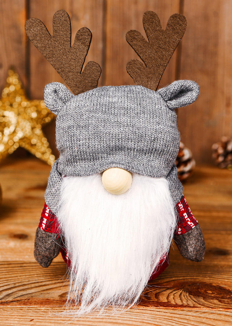 

Christmas Reindeer Gnomies Faceless Doll, Pattern2, 521184