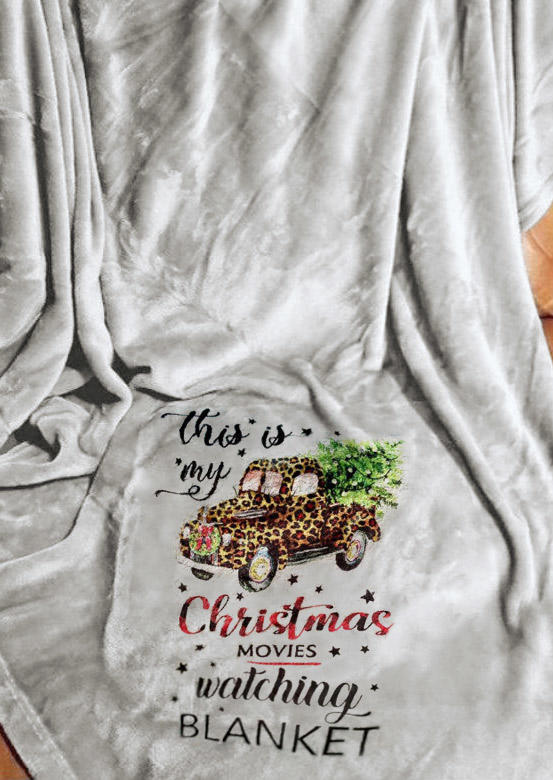 

This Is My Christmas Movies Watching Blanket - Gray, 520506